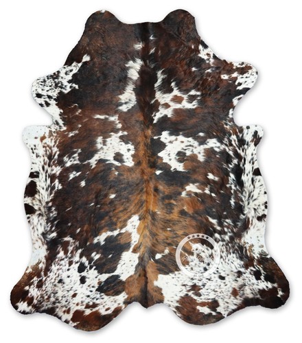 Tricolor cowhide rug hair on - tricolor, rug,