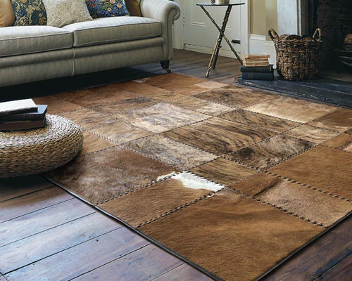 Handmade natural cowhide - natural, |